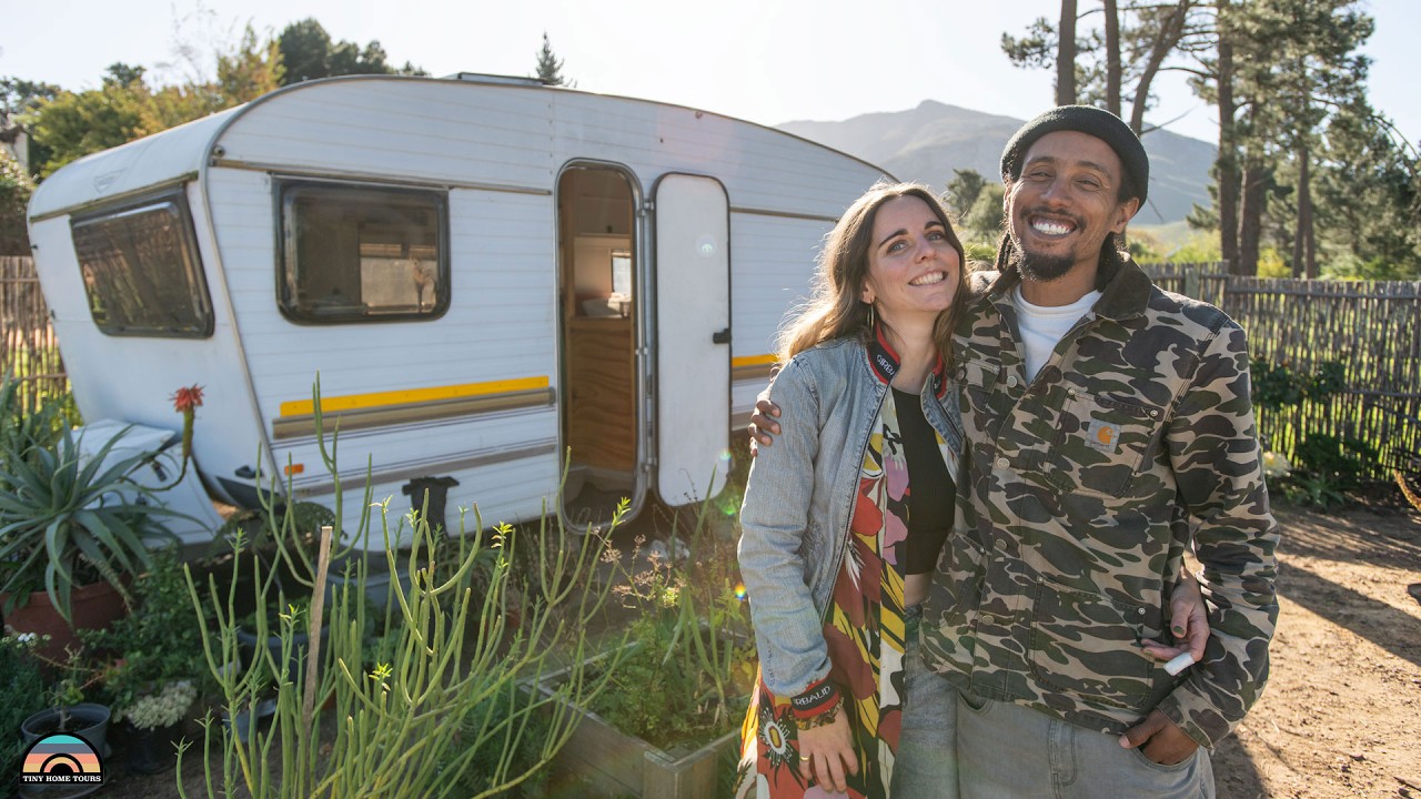 Living Off The Grid In A Renovated RV - YouTube