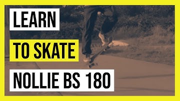 How to nollie bs 180  | Learn to skate | Skateboard trick
