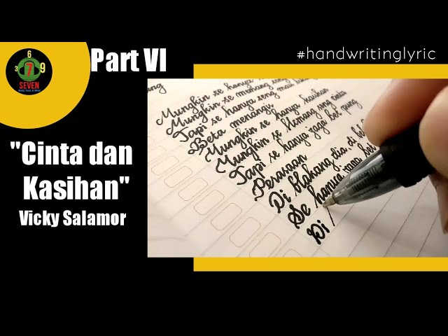 Part VI  - Cinta Atau Kasihan Vicky Salamor Handwriting Seven 369 class=