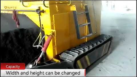 Bio Organic Fertilizer Crawler type compost turner