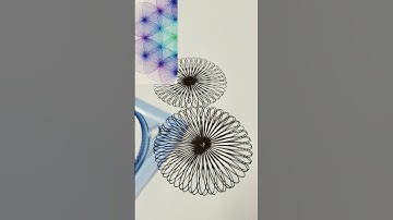 how to make spirograph satisfying video easy drawing#spirographdesigns #spirograph #illusions#design