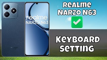 Keyboard Setting Realme Narzo N63 || How to set keyboard || ON / OFF Keyboard Sound
