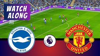 🔴 Brighton & Hove Albion vs Manchester United | English Premier League 2023-24 | PES 21 Simulation