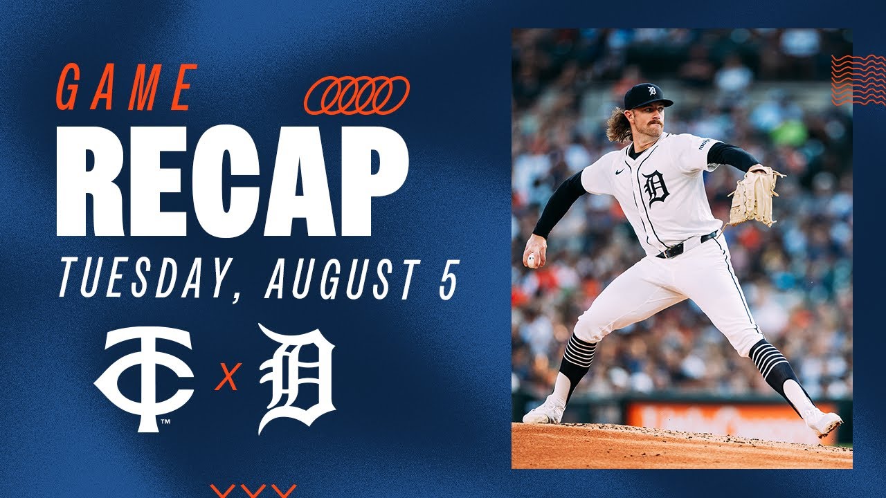 Tigers vs Twins Highlights | 8/5/25 - YouTube