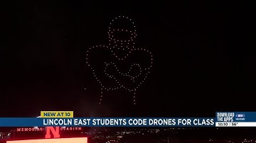 Lincoln East students learn drone programming during Computer Science Week