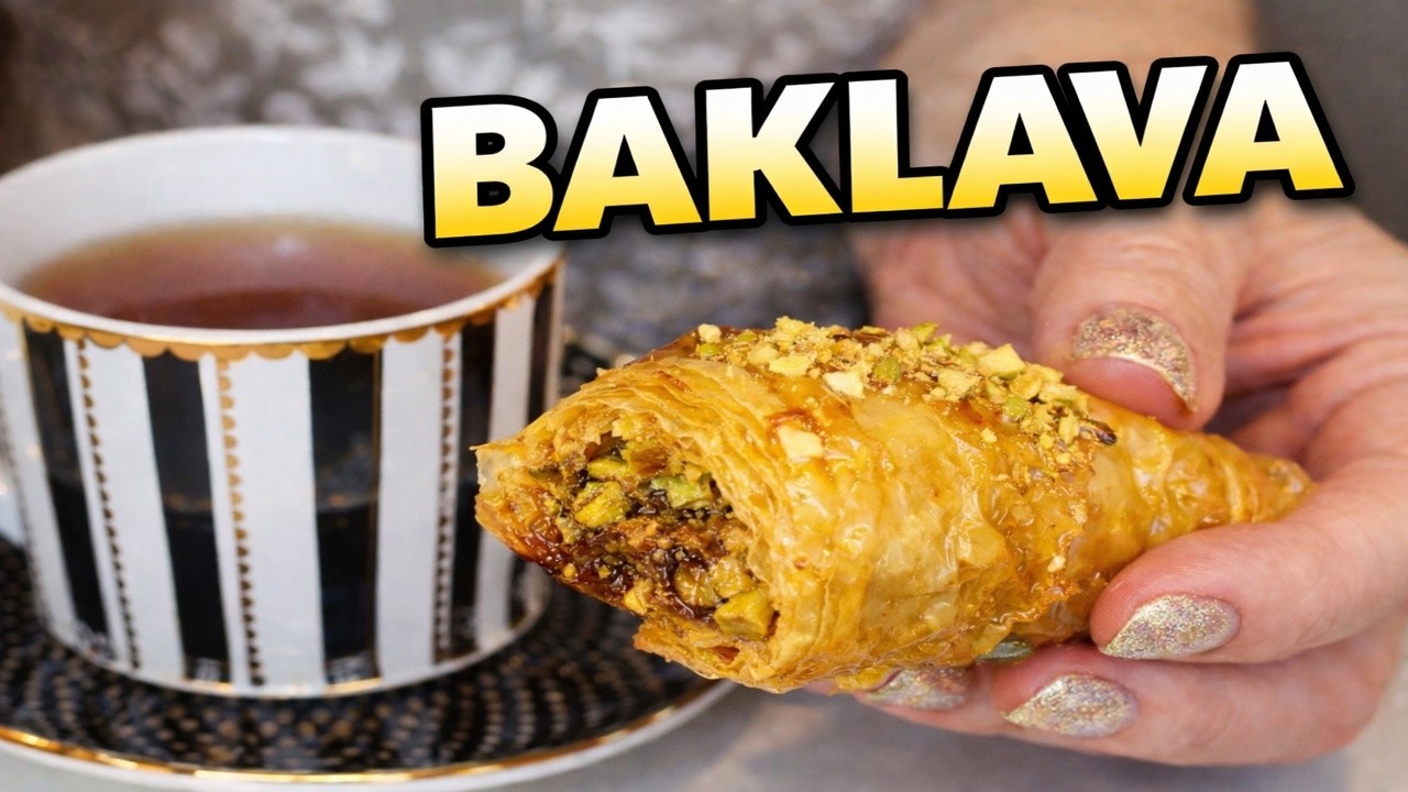 Authentic Pistachio Baklava | Crispy, Buttery & Easy Recipe