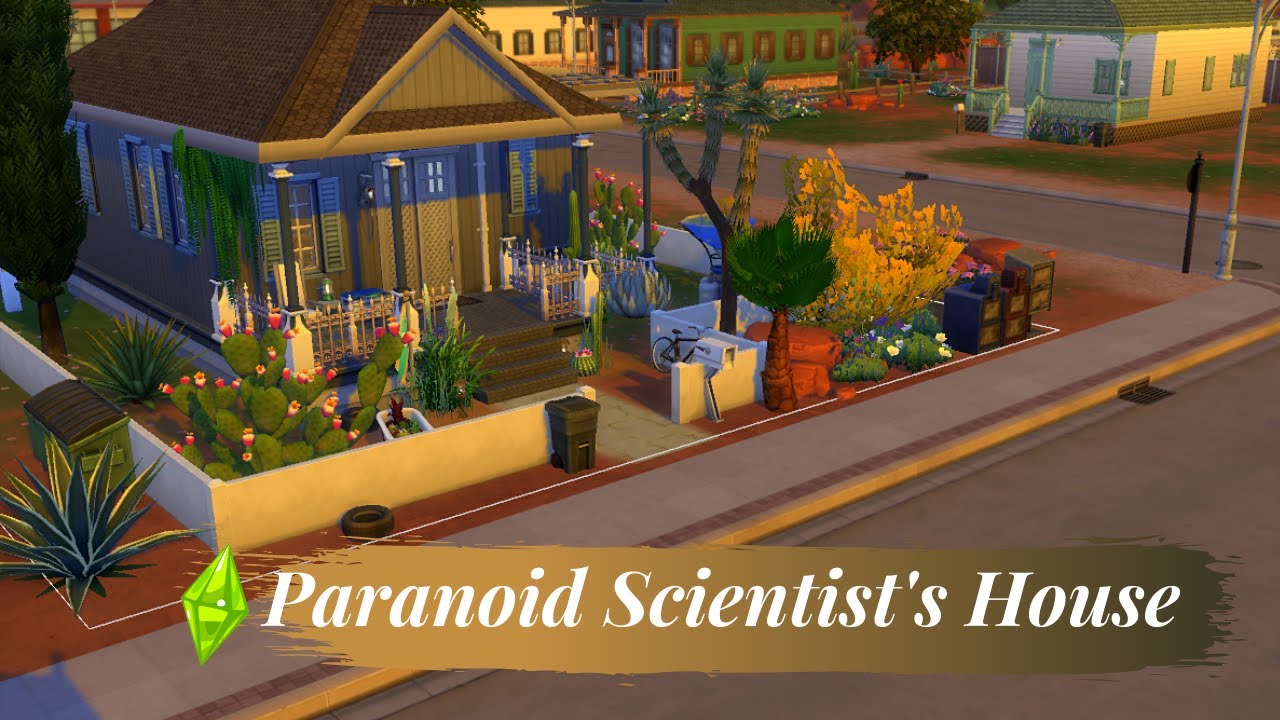Paranoid Scientists House The Sims 4 Speedbuild NoCC YouTube