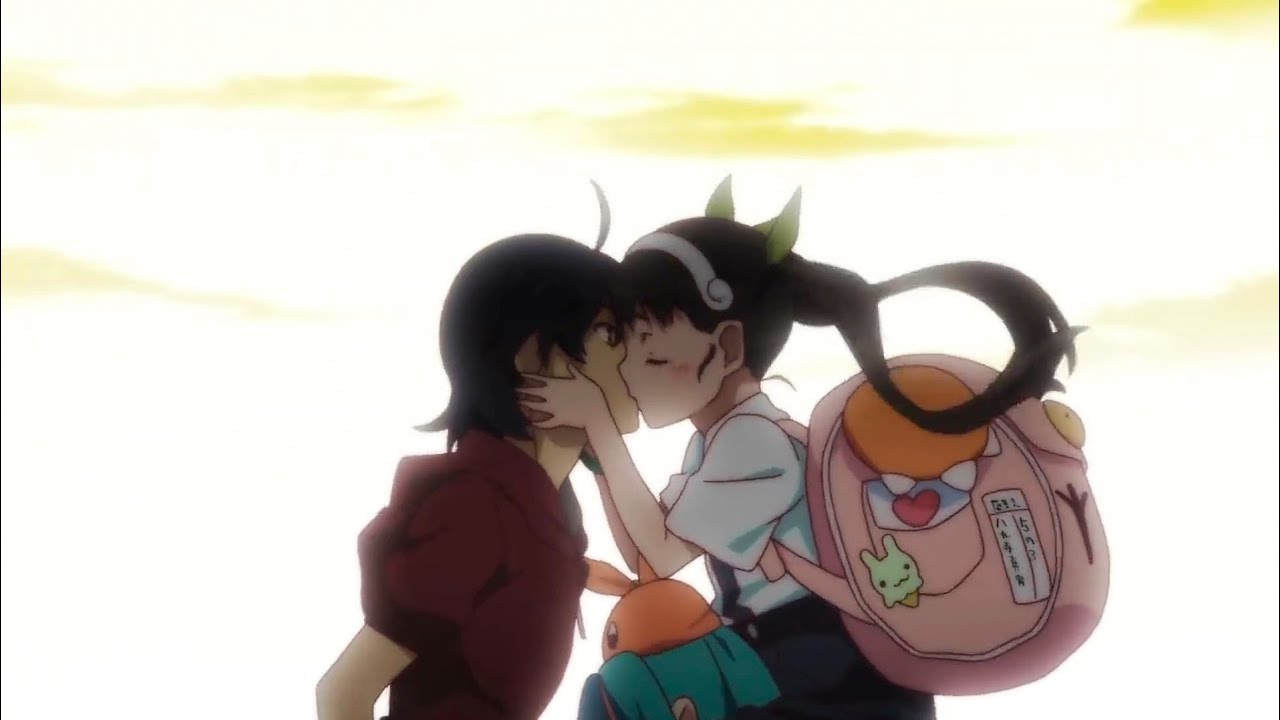 Everytime the Hachikuji gag happens in the Monogatari Series