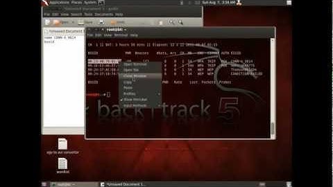 Hack mật khẩu wifi bằng backtrack 5