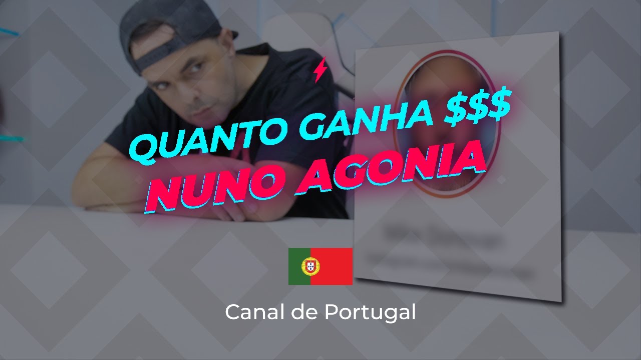 QUANTO GANHA NUNO AGONIA? ps: tá valendo (canal de Portugal 🇵🇹) - YouTube