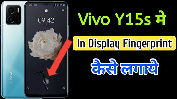 Vivo Y15s me in display fingerprint lock kaise lagaen,vivo y15s in display fingerprint setting