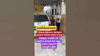 tukang b4ks0 k3tauan lgi 3mvt bob4 hit4m didalam mobil #viral
