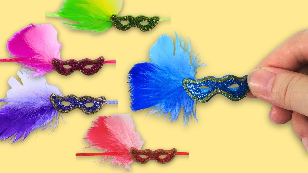 DIY Miniature Craft - Mini Masquerade Mask