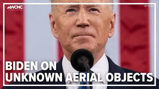 President Biden addresses surveillance balloon, unknown aerial objects