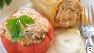 ОЧЕНЬ ВКУСНЫЙ ФАРШИРОВАННЫЙ ПЕРЕЦ! Готовим дома