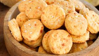 GALLETITAS de QUESO o Bizcochitos | Facil y en minutos!!  - CUKit!