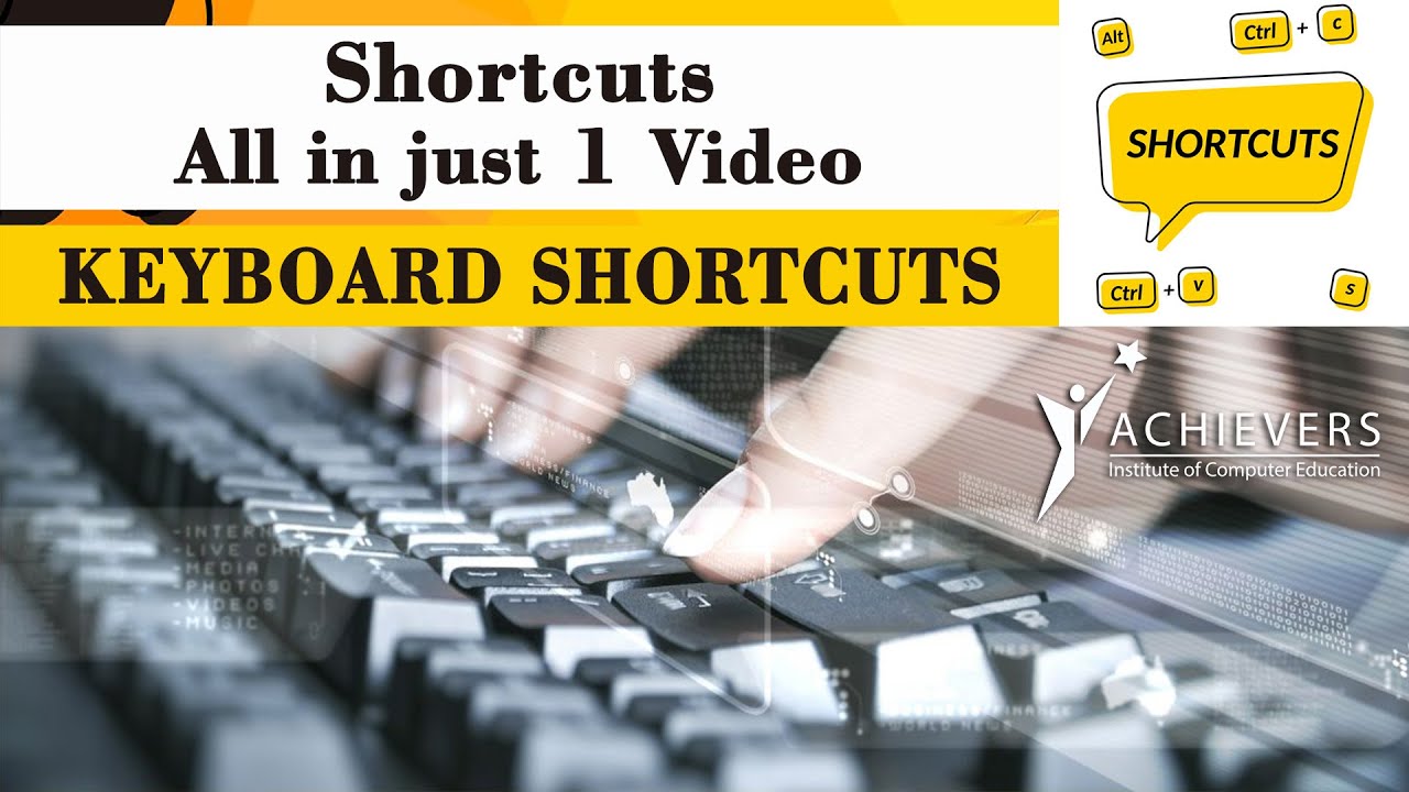 keyboard Shortcuts for All | 50 Important Shortcuts | Shortcuts for all Software