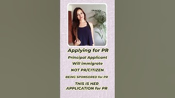 Are you the Sponsor or the Principal Applicant? #shorts