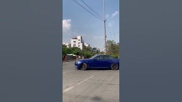 Powersliding M5 almost crashes! 🤯 #trending #automobile #sportscar #india #powerslide #luxurylife