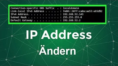 Wie kann ich die IP vom Router verändern?