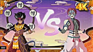 Hantengu Vs Akaza Demon Slayer The Hinokami Chronicles 2 4K 60Fps