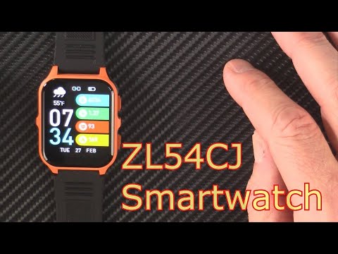 ZL54CJ Smartwatch | Rugged bluetooth calling SMS smartwatch