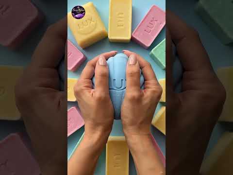 Lux Soap Crushing ASMR 🤎 Satisfying Dry Crumble & Powder Burst #asmr #luxsoap #soapcrushing