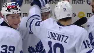 Toronto Maple Leafs at New Jersey Devils | FULL Overtime Highlights - December 10, 2024