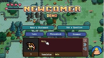 Newcomer: A Language Learning RPG Demo No Commentary