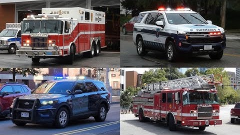 Fire Trucks, Ambulances, and Police Cars Responding Compilation - August/September 2025