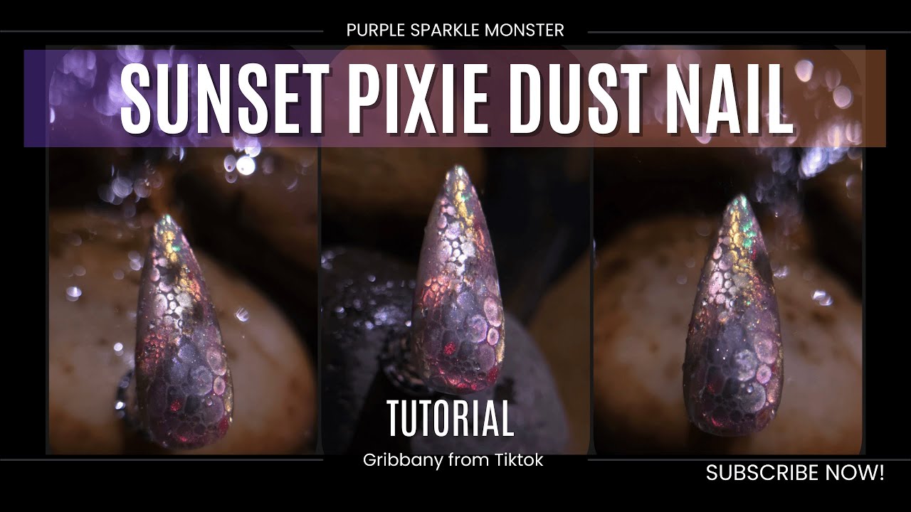 Урок по маникюру с эффектом «пикши на закате»!