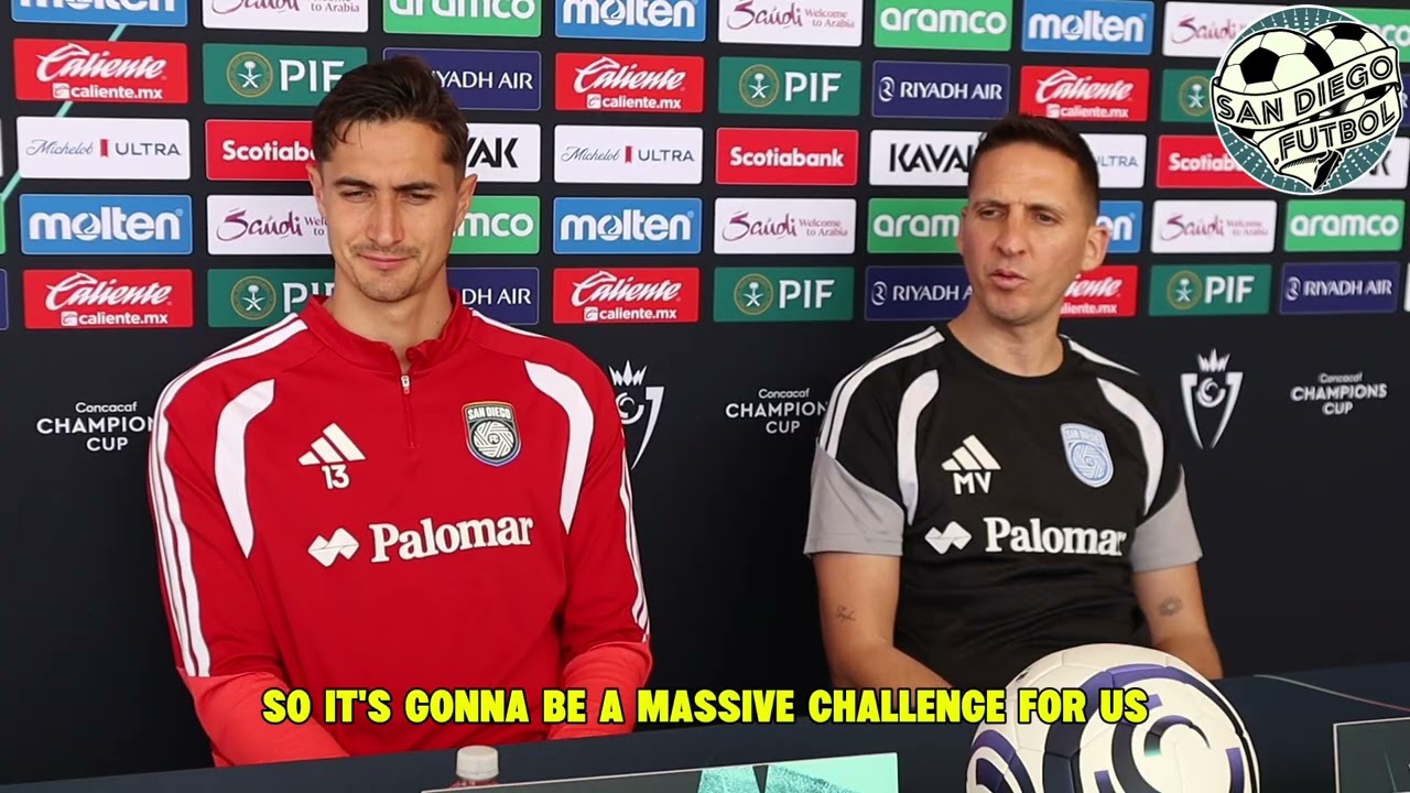 San Diego FC Media Availability for CONCACAF Champions Cup Match vs Pumas | HC Varas & GK Sisniega