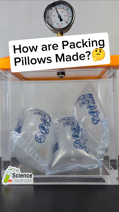 Packing Pillows vs. The Space Simulator 🚀🛌 #ahorts #science