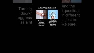 Actual OCD starter pack meme