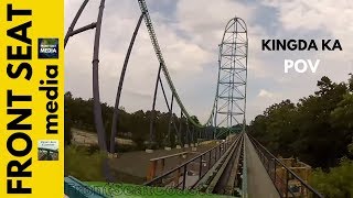 Kingda Ka POV Six Flags Great Adventure Roller Coaster Front Seat On-Ride 2012