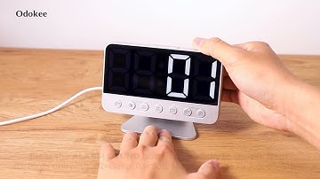 How to Use Odokee Digital Alarm Clock - U2