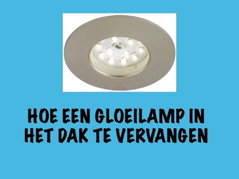 Video: Hoe verwijder je een platte gloeilamp?