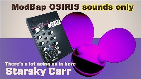Deadmau5 with a single Oscillator // the ModBap Osiris