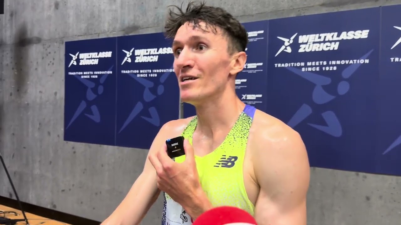 Jake Wightman Reflects On Summer Championships After 1:43.76 For 4th In Zurich Diamond League 800m