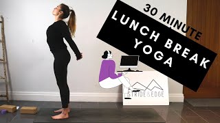 Lunch Break Yoga  - 30 Minute Vinyasa Yoga - Release the Spin and Open Shoulders