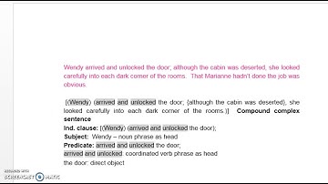 Example of Syntactic Analysis
