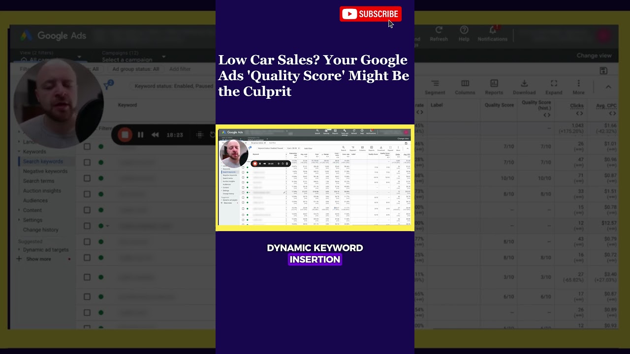 Car Dealers: Boost Your Google Ads Quality Score With This Simple Step 
