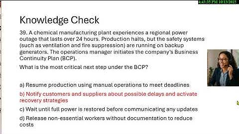 daily quiz ep10  Emergency Preparedness October 16 2025 BCSP