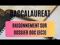 Le Raisonnement S Appuyant Sur Un Dossier Documentaire BAC2024 De SES