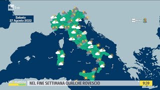 Il meteo: è finito il grande caldo - Unomattina estate - 25/08/2022