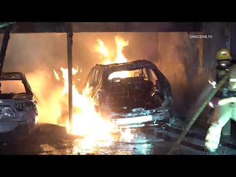 Destructive Carport Fire | Tustin