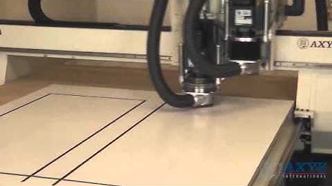 AXYZ CNC Router Fabrication of an ACM Panel.