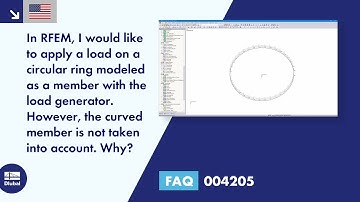 [EN] FAQ 004205 | In RFEM, I would like to apply a load on a circular ring modeled as a member wi...