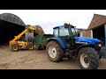 FARMER&#39;S DAY IN APRIL - - MUCKING OUT, HARROWING, MOWING