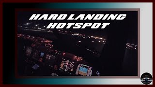 Boeing 737 -  Hard landing Hotspot in Charleroi